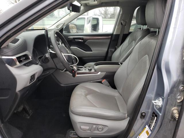  TOYOTA HIGHLANDER 2021 Синій