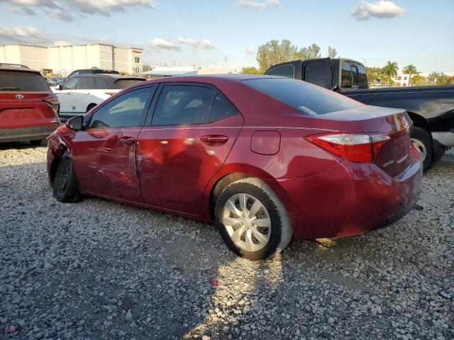  TOYOTA COROLLA 2014 Burgundy