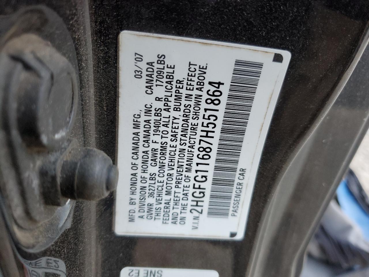 2007 Honda Civic - Image 12