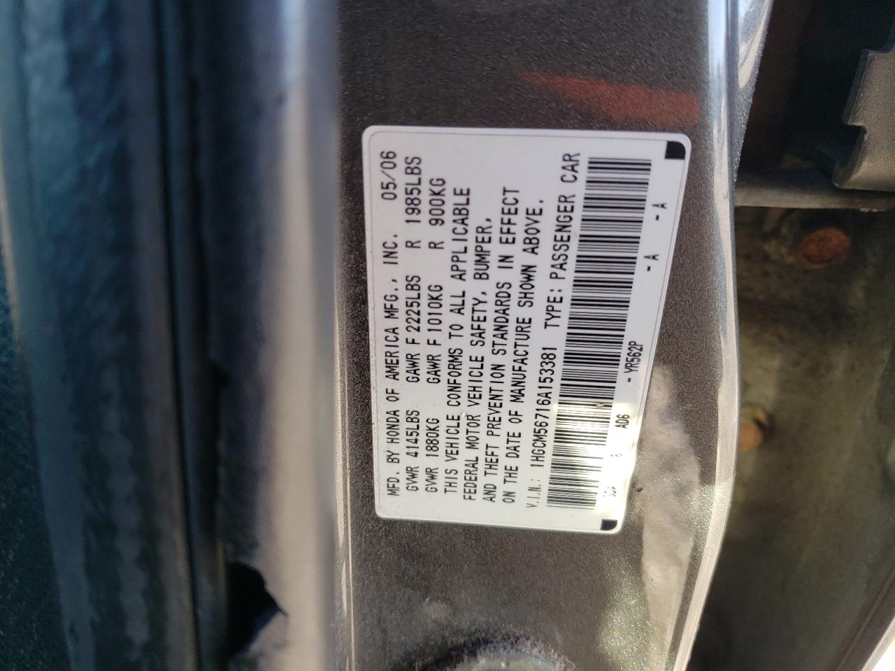 2006 Honda Accord - Image 15