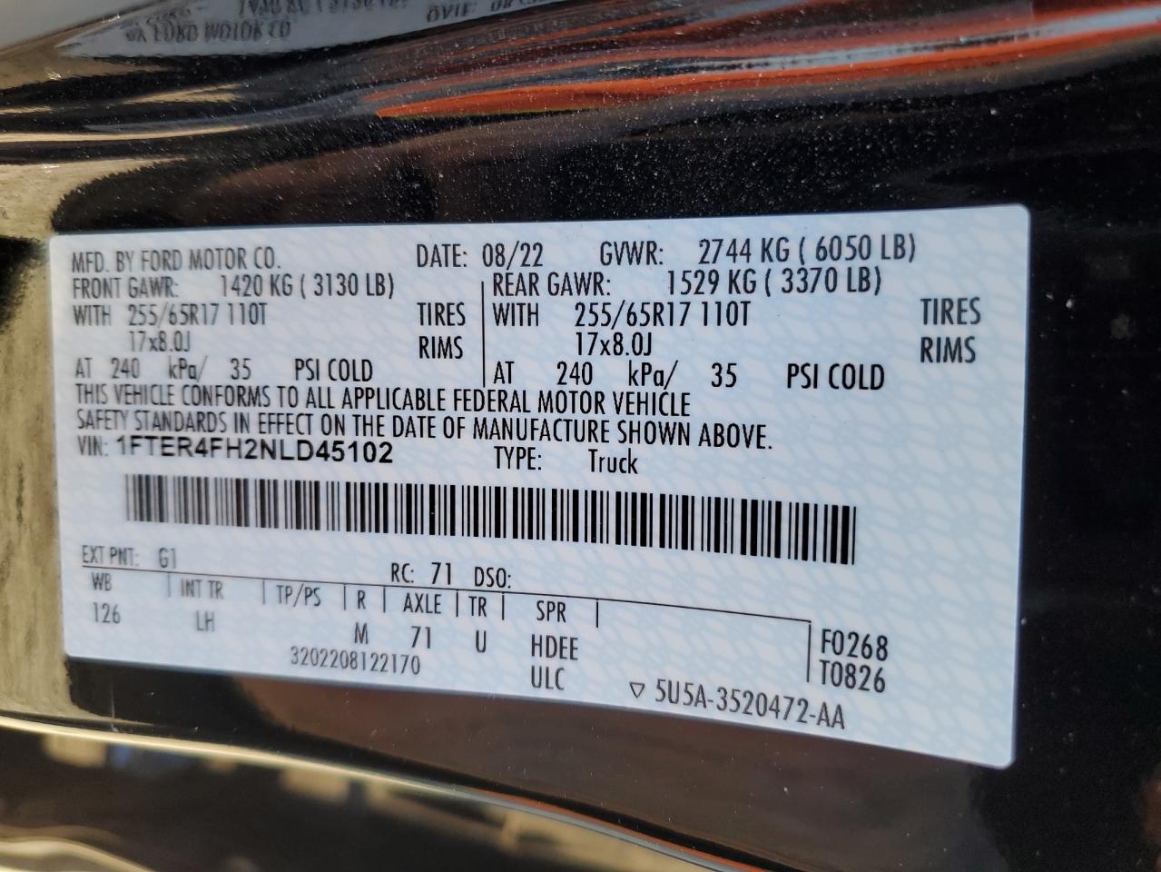 2022 Ford Ranger - Image 12