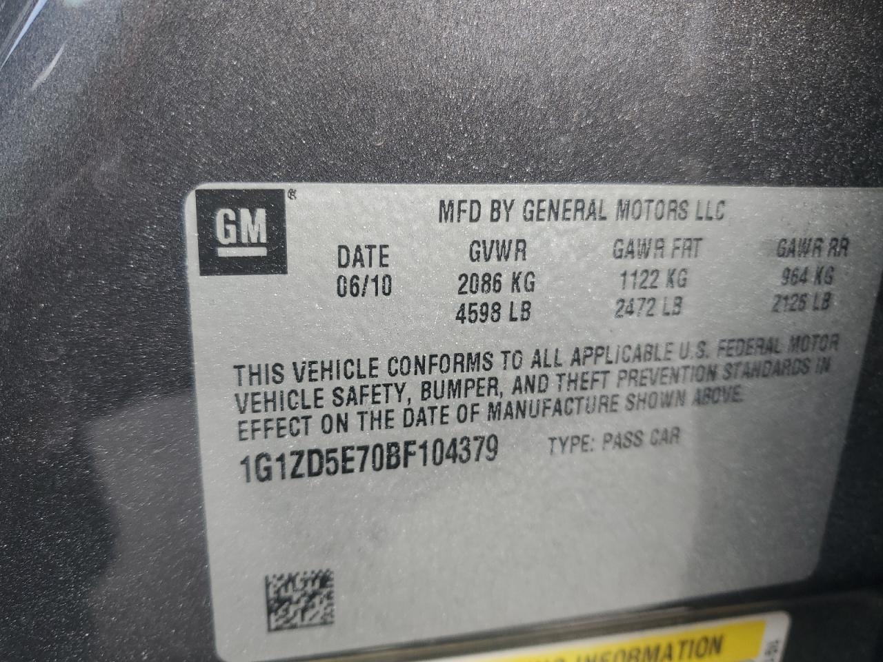 2011 Chevrolet Malibu - Image 14