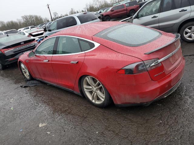  TESLA MODEL S 2013 Красный