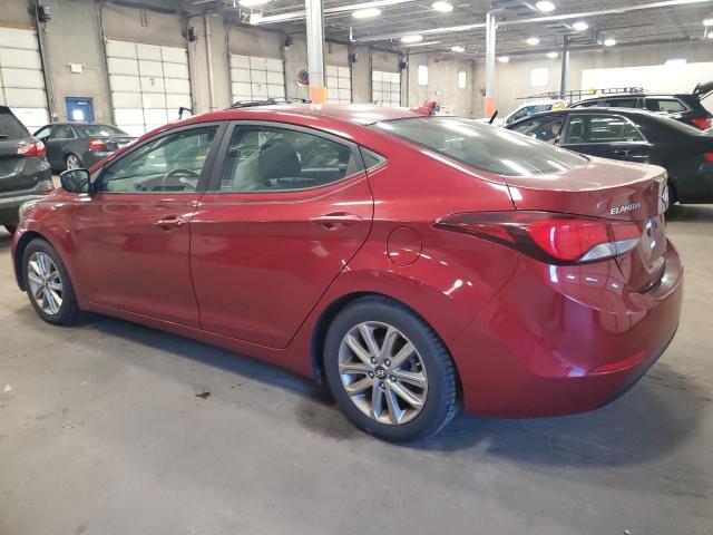  HYUNDAI ELANTRA 2014 Red