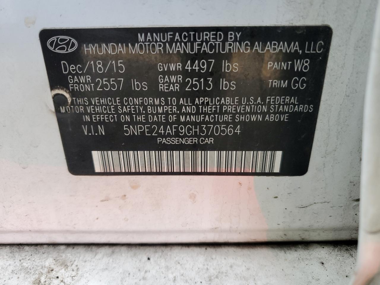 2016 Hyundai Sonata - Image 12