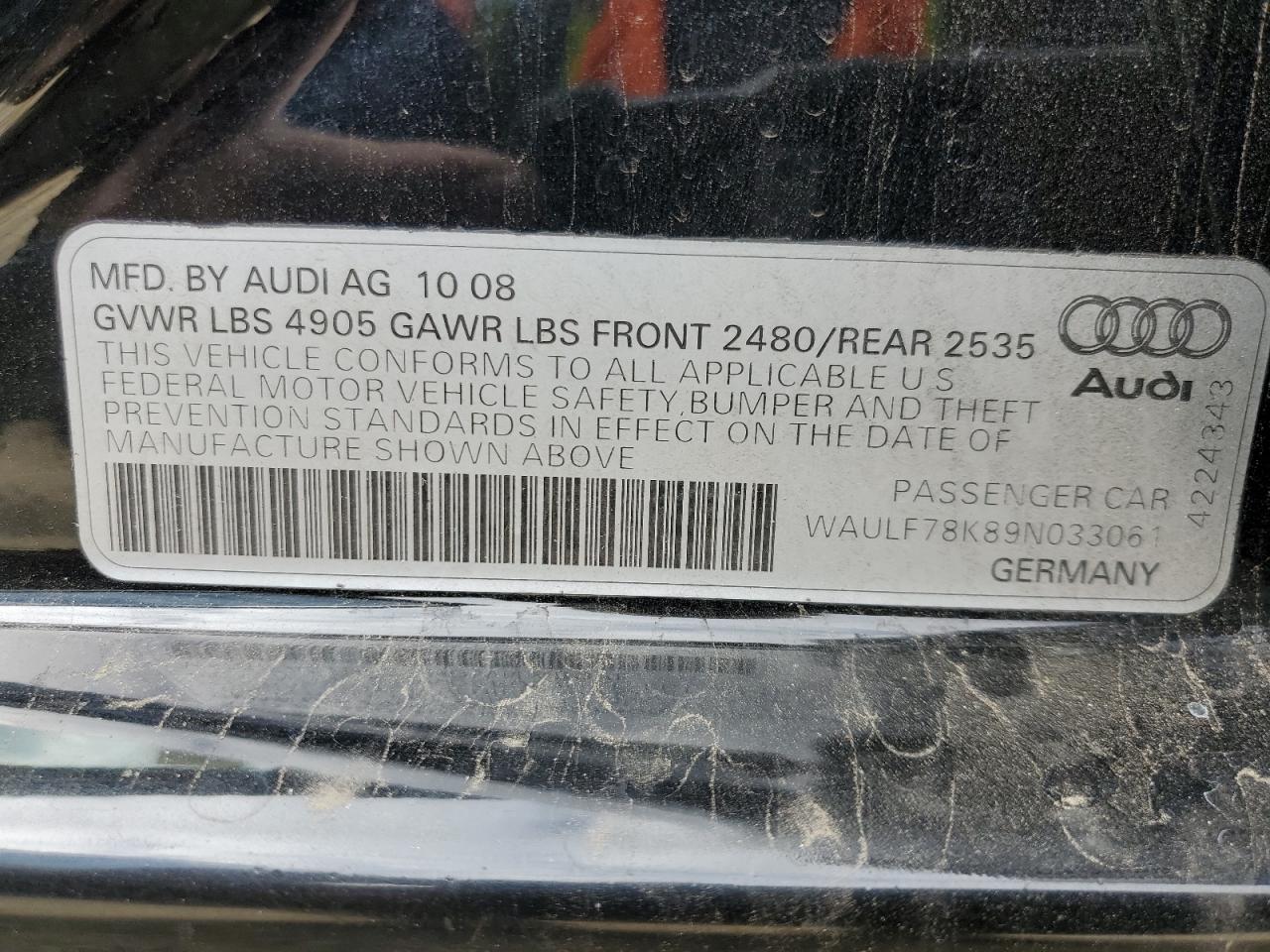 2009 Audi A4 - Image 13