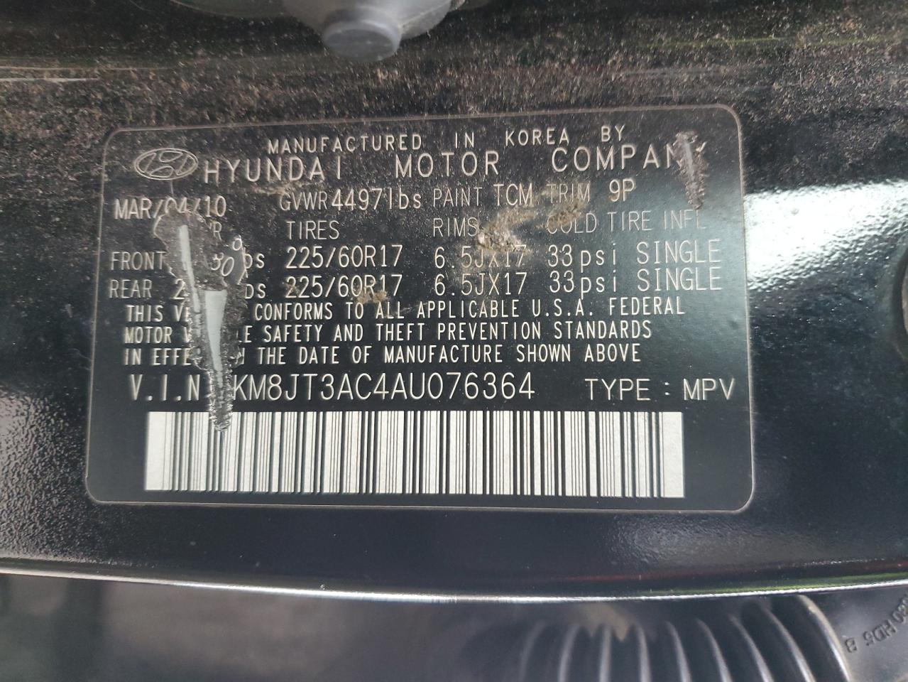 2010 Hyundai Tucson - Image 12
