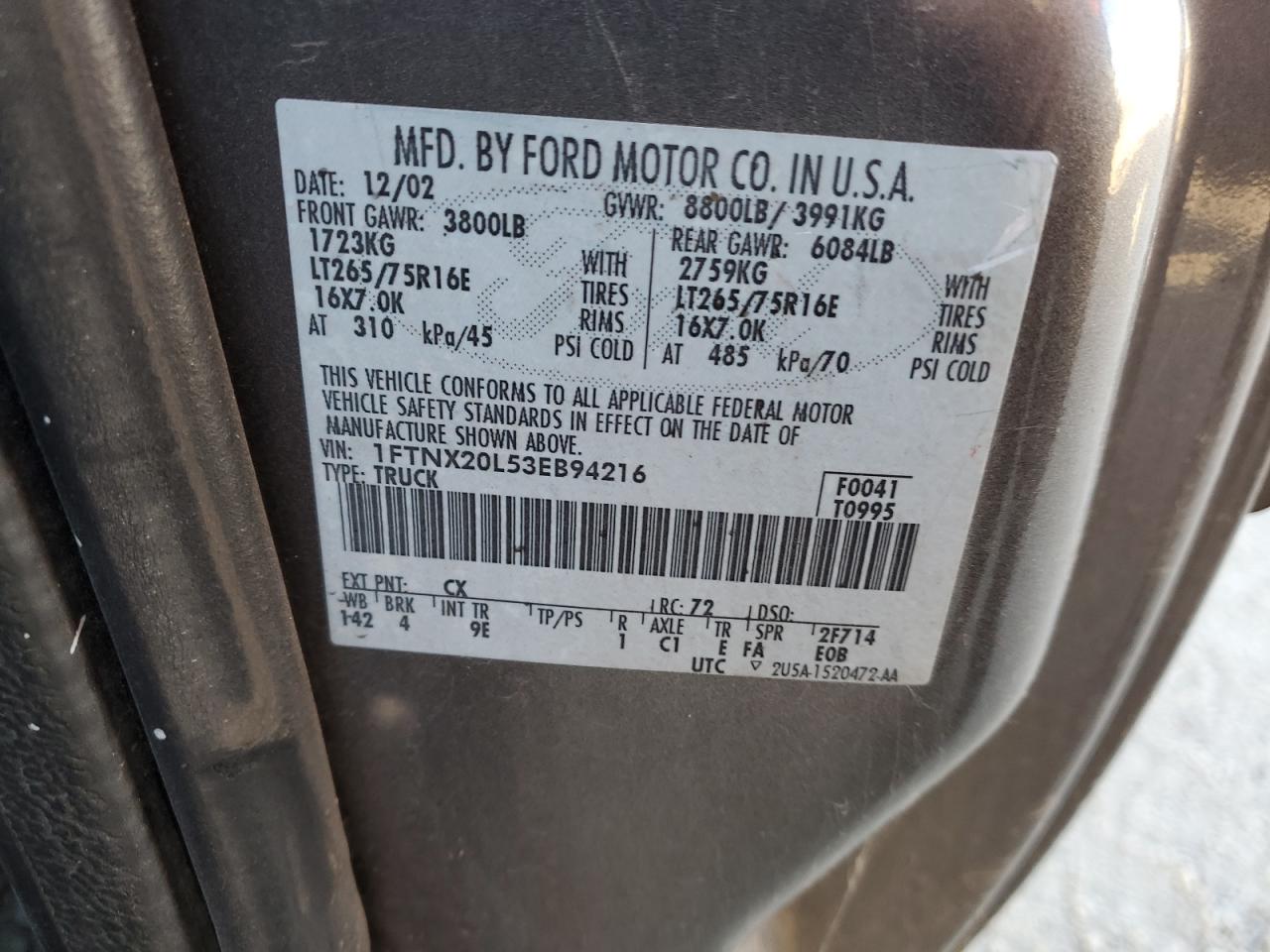 2003 Ford F250 - Image 13