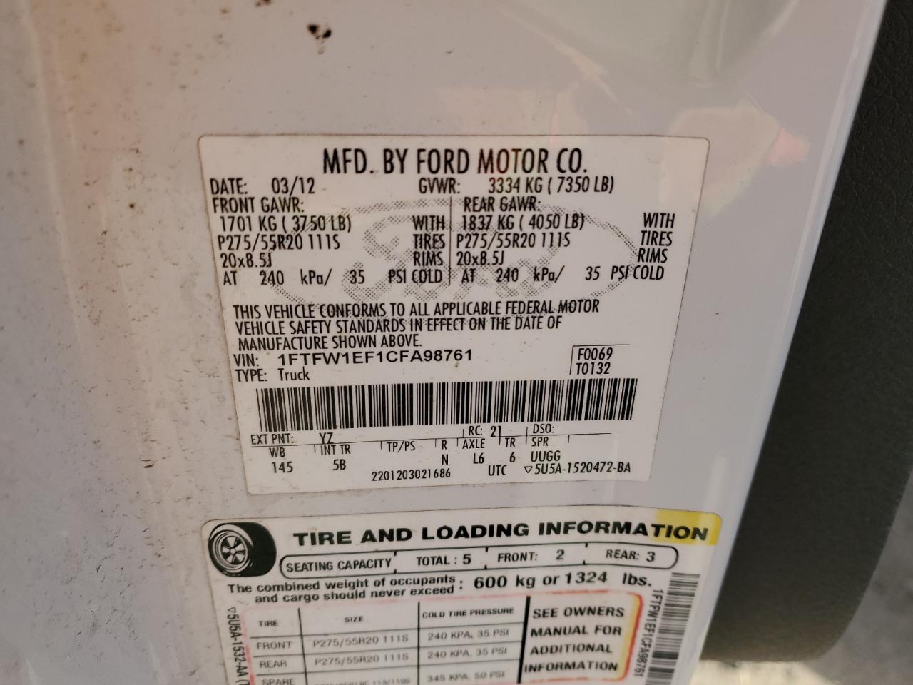 2012 Ford F-150 - Image 14