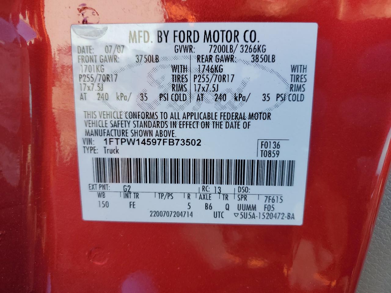 2007 Ford F-150 - Image 13