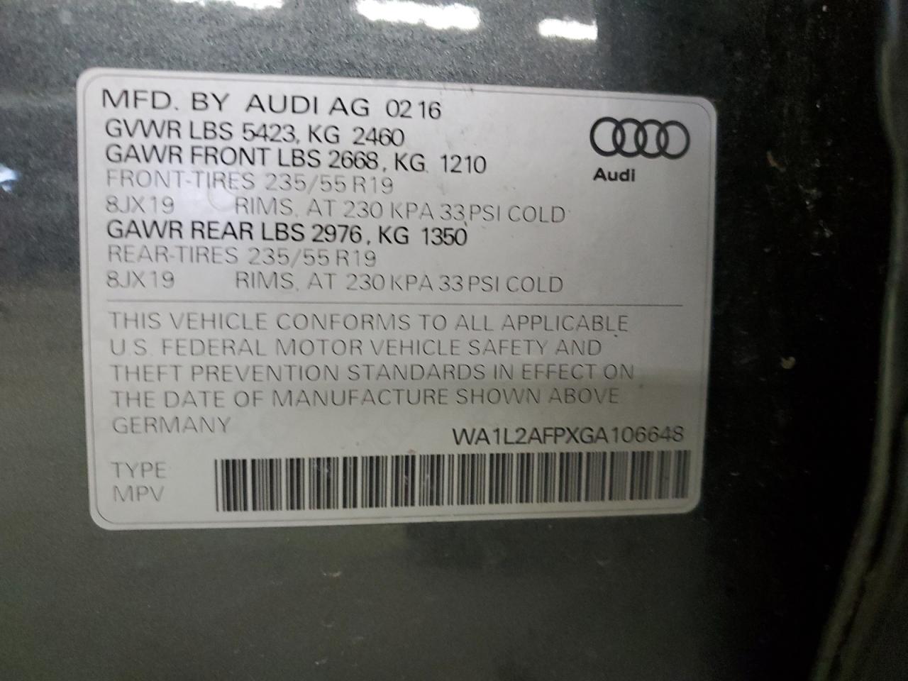 2016 Audi Q5 - Image 13