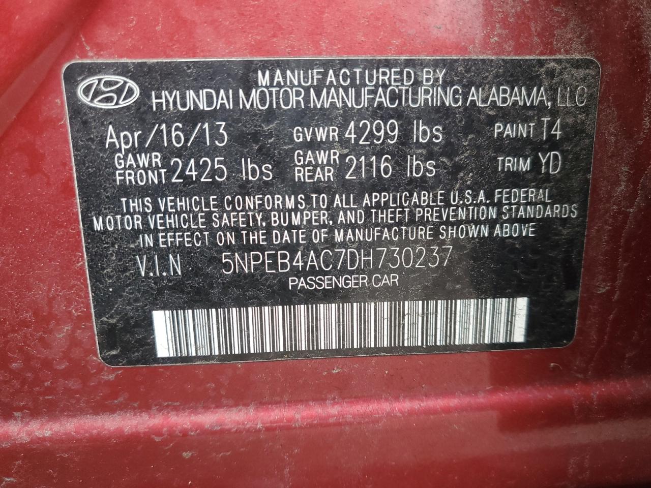 2013 Hyundai Sonata - Image 15