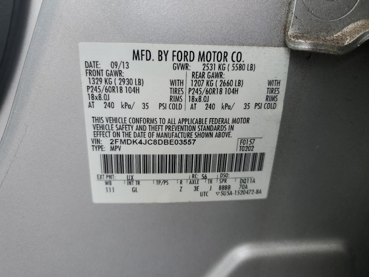 2013 Ford Edge - Image 13