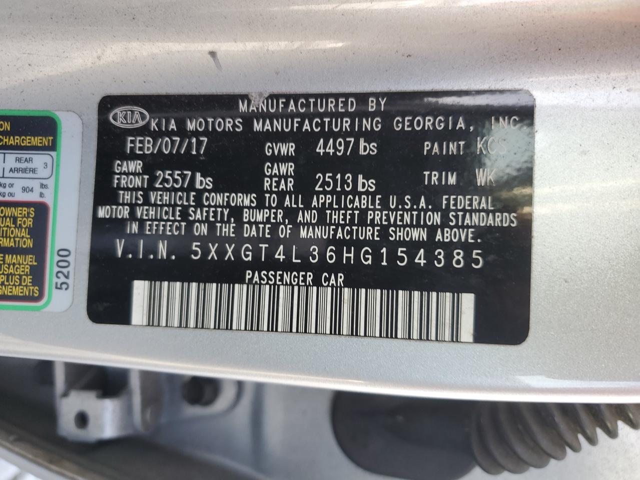 2017 Kia Optima - Image 13