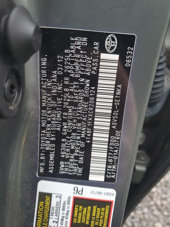 2012 Toyota Camry - Image 12