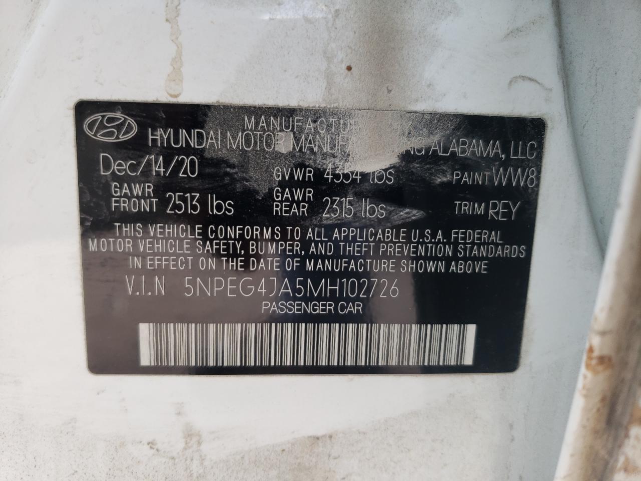 2021 Hyundai Sonata - Image 12
