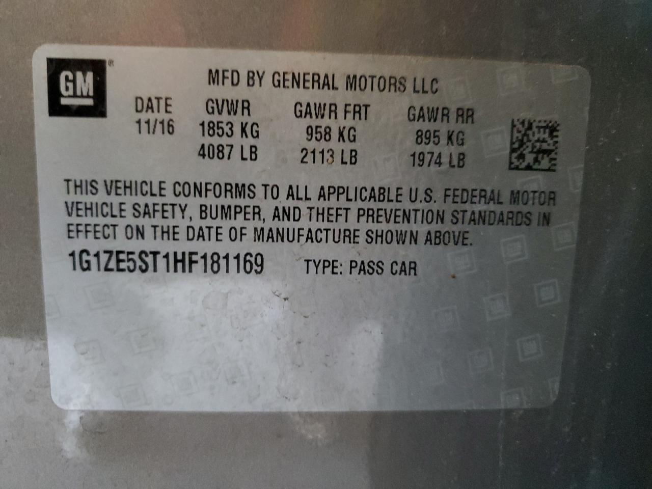 2017 Chevrolet Malibu - Image 13