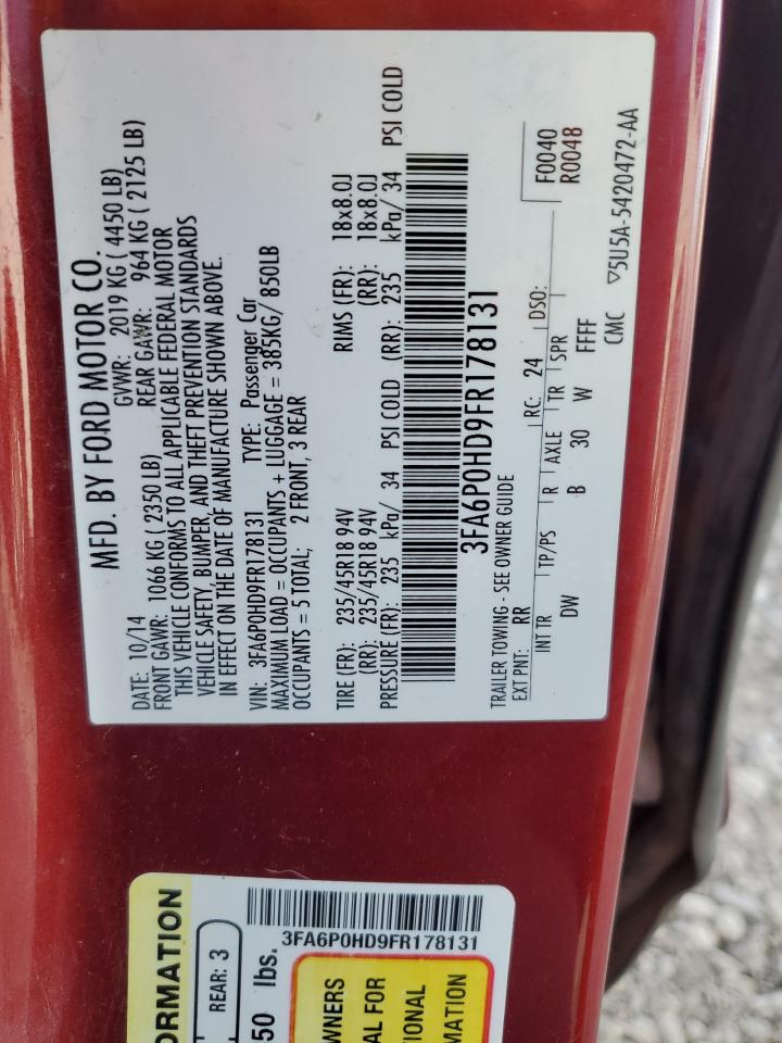 2015 Ford Fusion - Image 12