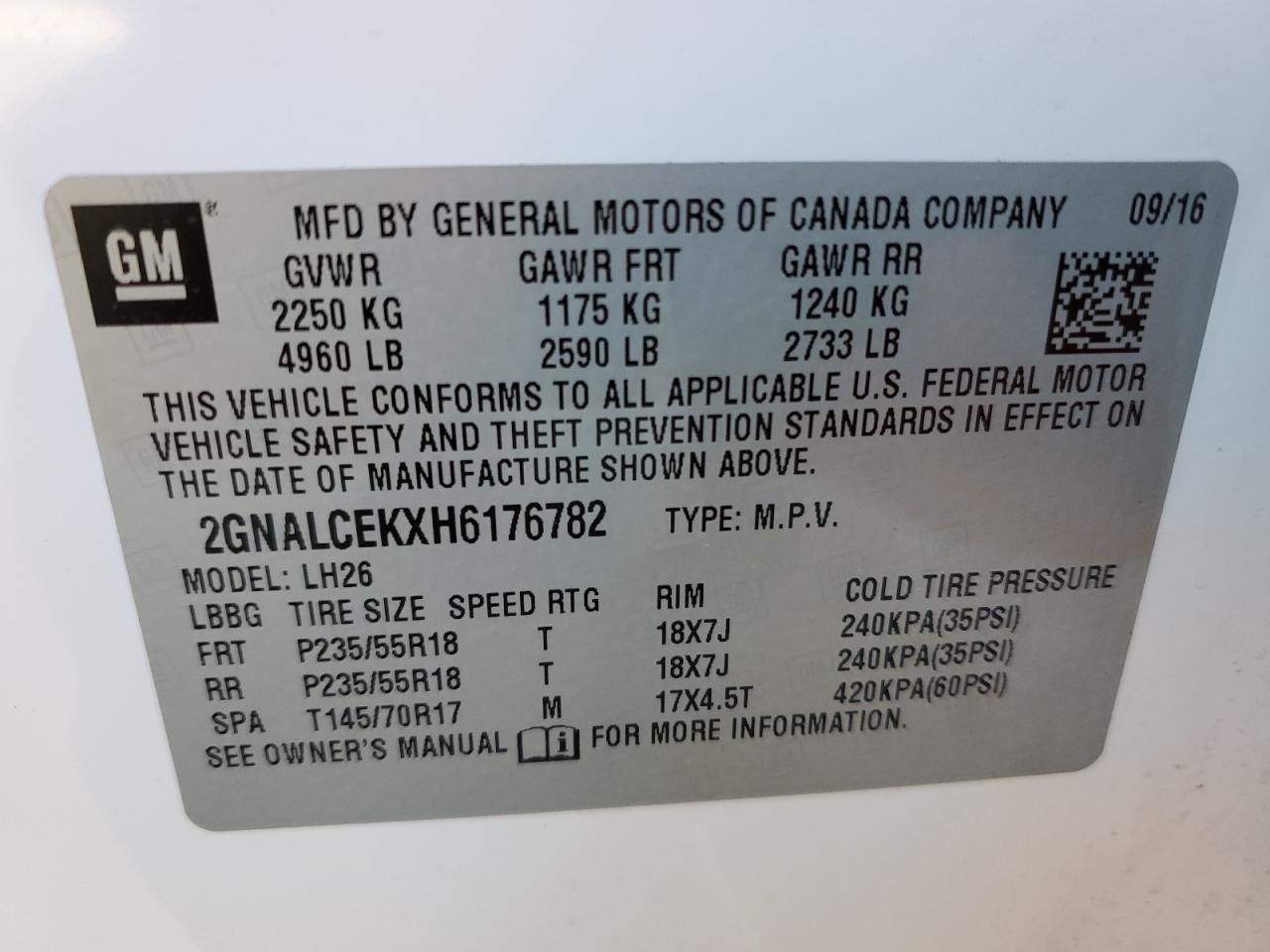 2017 Chevrolet Equinox - Image 14
