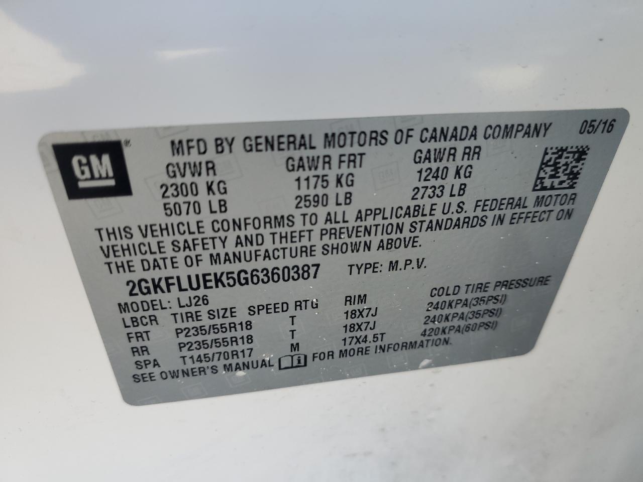 2016 GMC Terrain - Image 12