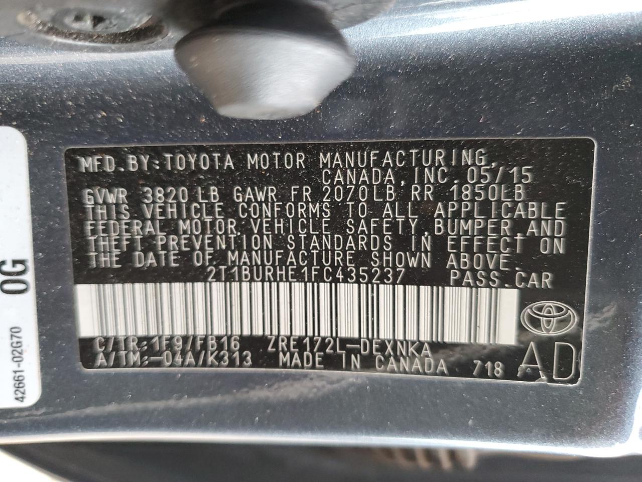 2015 Toyota Corolla - Image 14