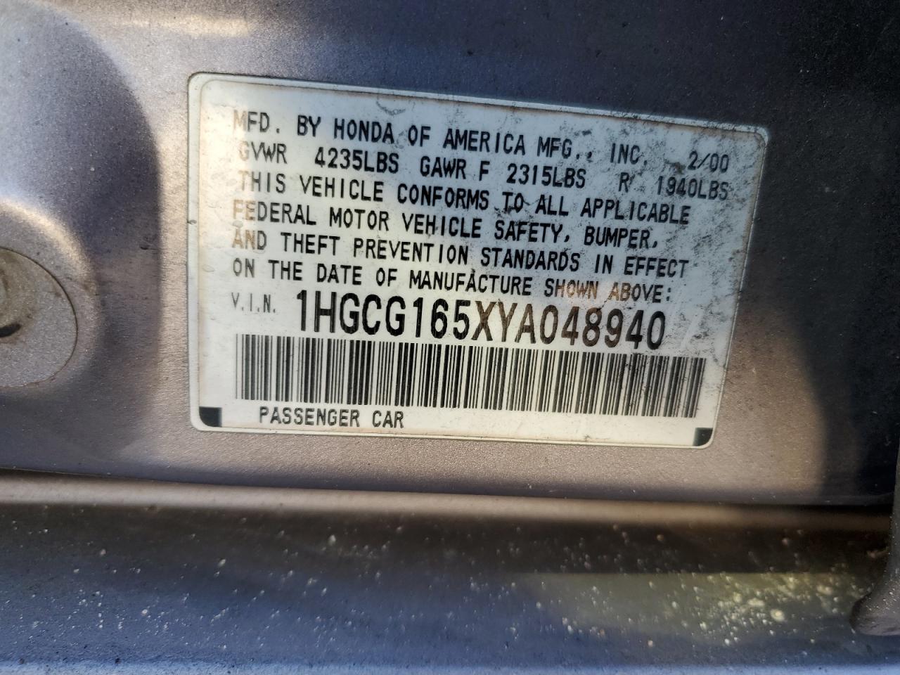 2000 Honda Accord - Image 14