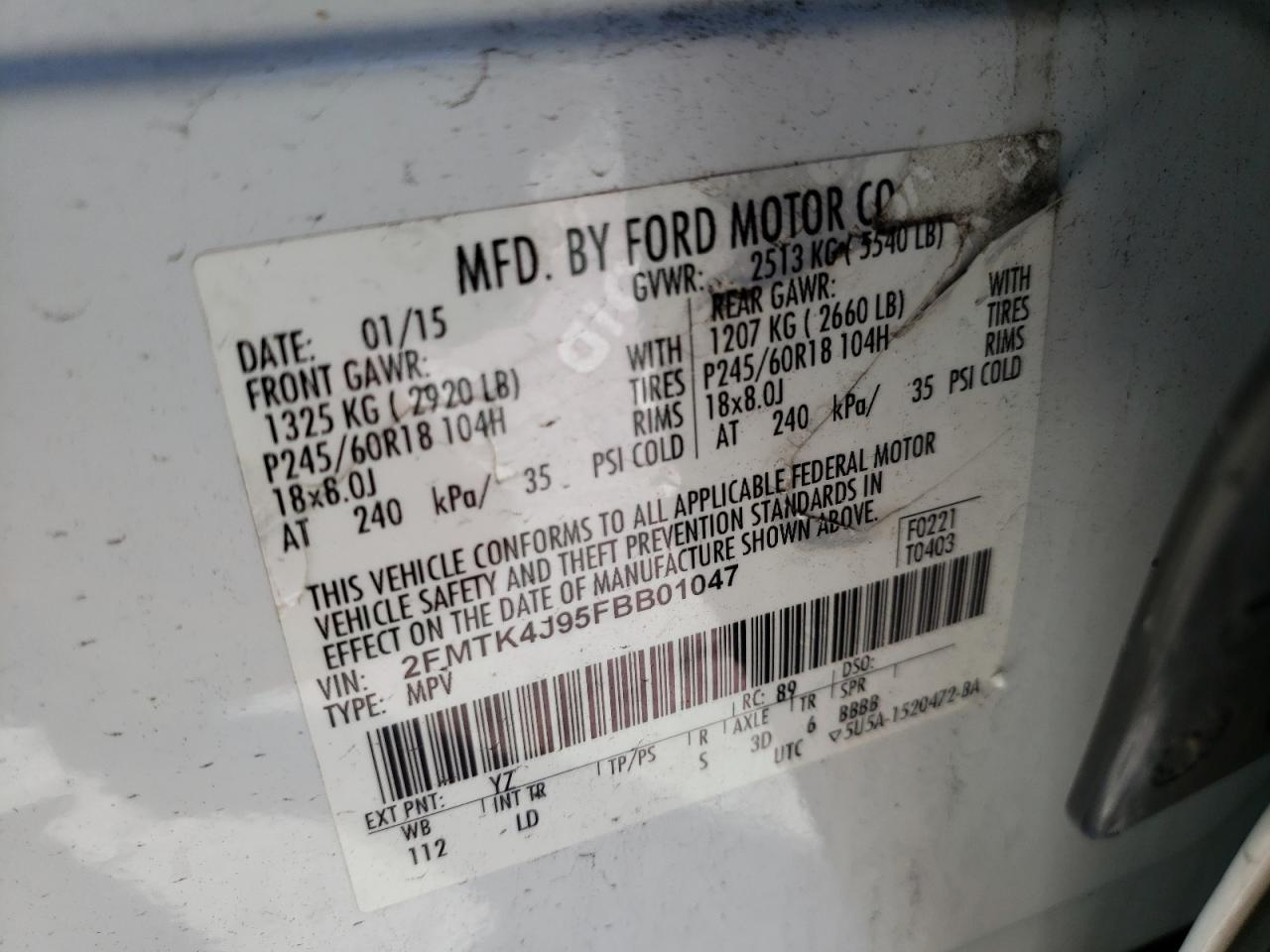 2015 Ford Edge - Image 14