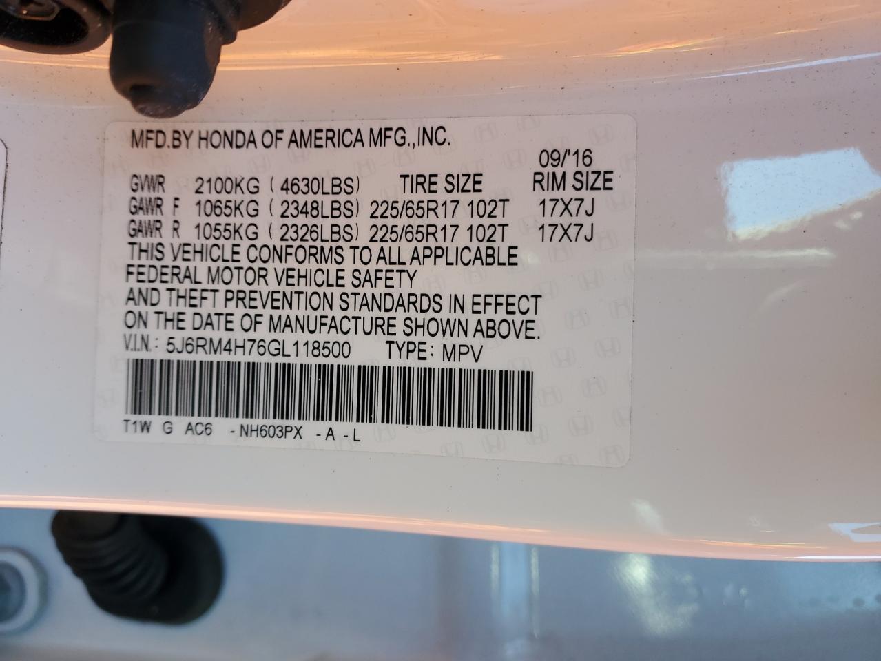 2016 Honda CR-V - Image 15
