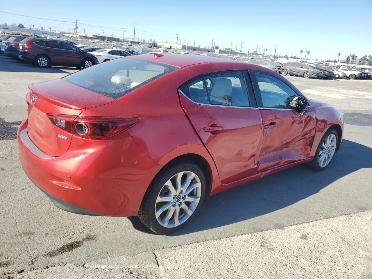 VIN JM1BM1W31E1156926 2014 MAZDA 3 no.3