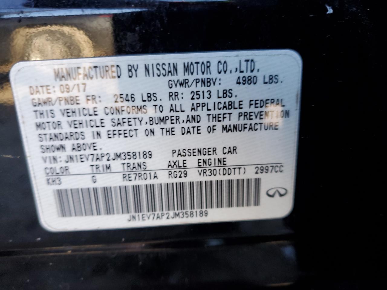 2018 Infiniti Q50 - Image 14