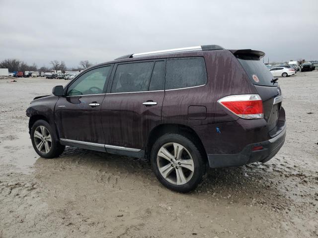  TOYOTA HIGHLANDER 2013 Purple