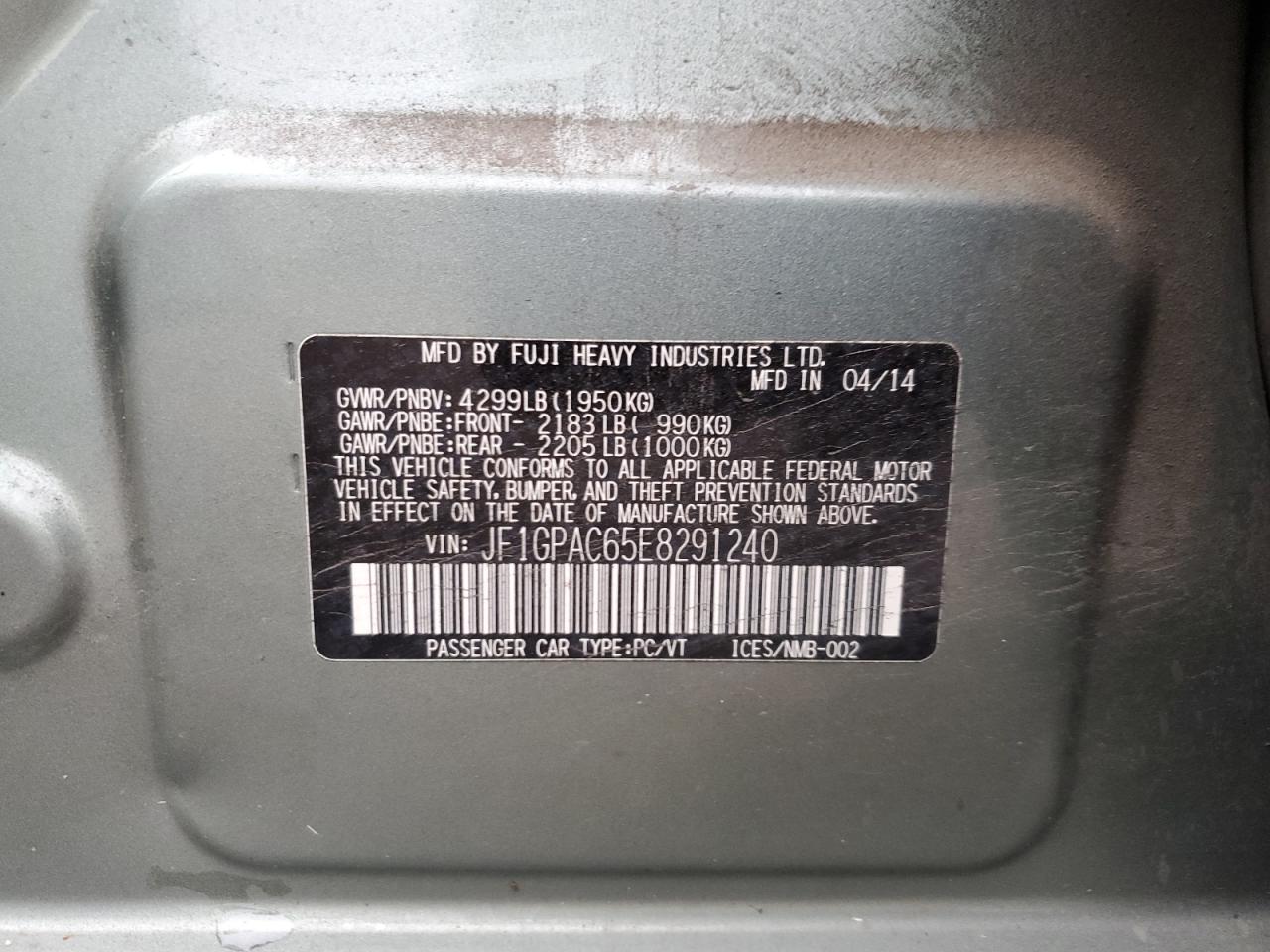 2014 Subaru Impreza - Image 15