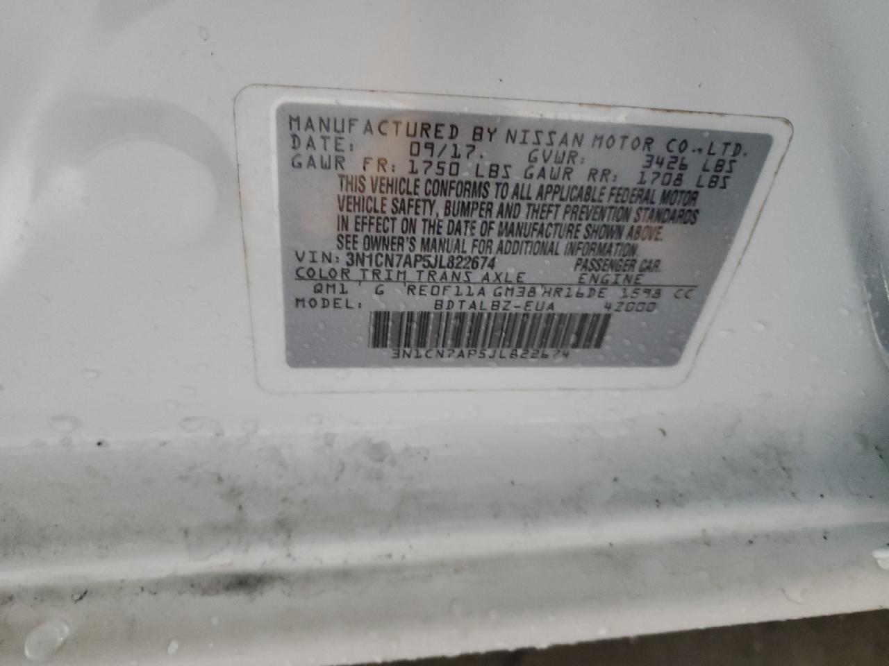 2018 Nissan Versa - Image 12