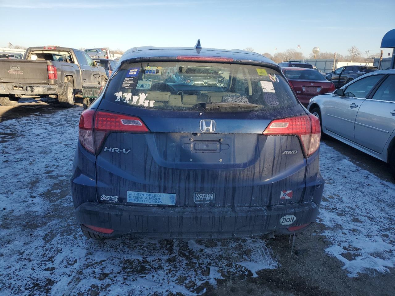 2016 Honda Hr-V Lx VIN: 3CZRU6H3XGM726687 Lot: 41908655