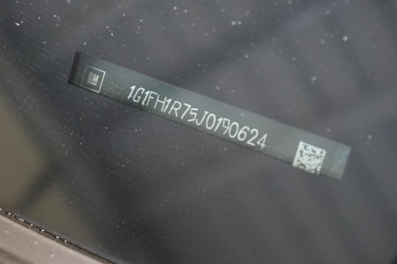 2018 Chevrolet Camaro Ss VIN: 1G1FH1R75J0190624 Lot: 43107965