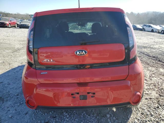  KIA SOUL 2016 Czerwony
