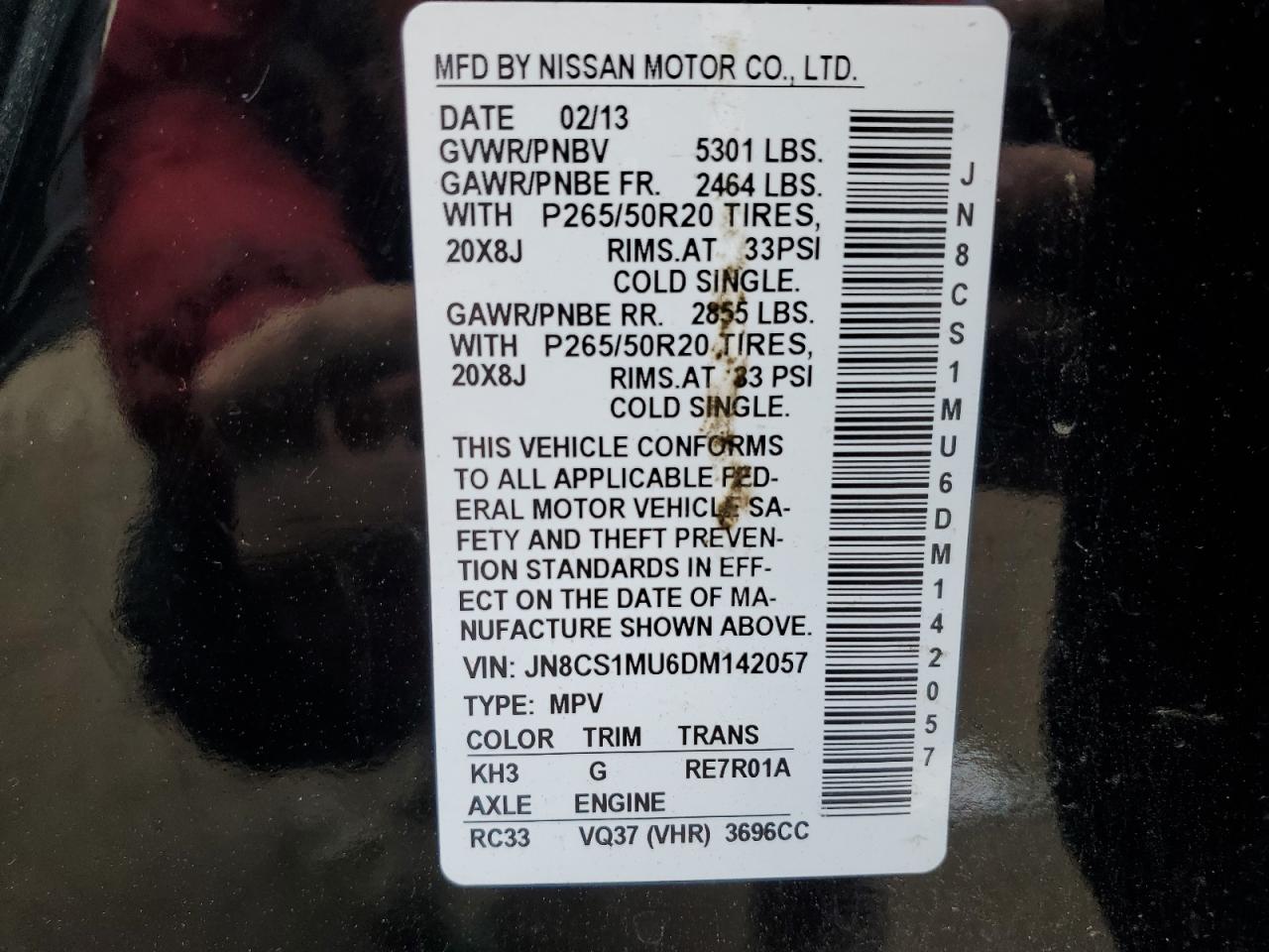 2013 Infiniti FX - Image 13