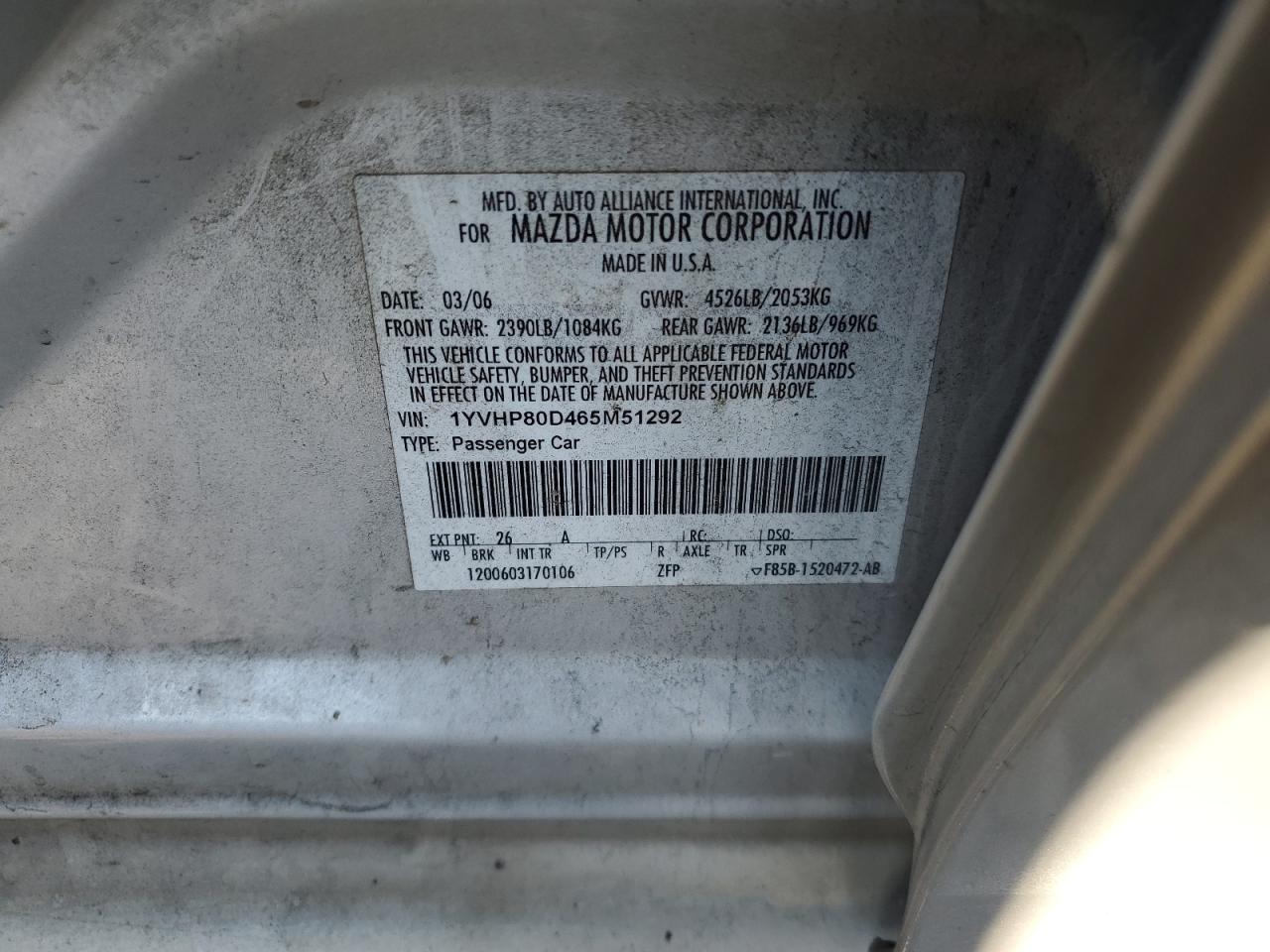 2006 Mazda 6 - Image 14