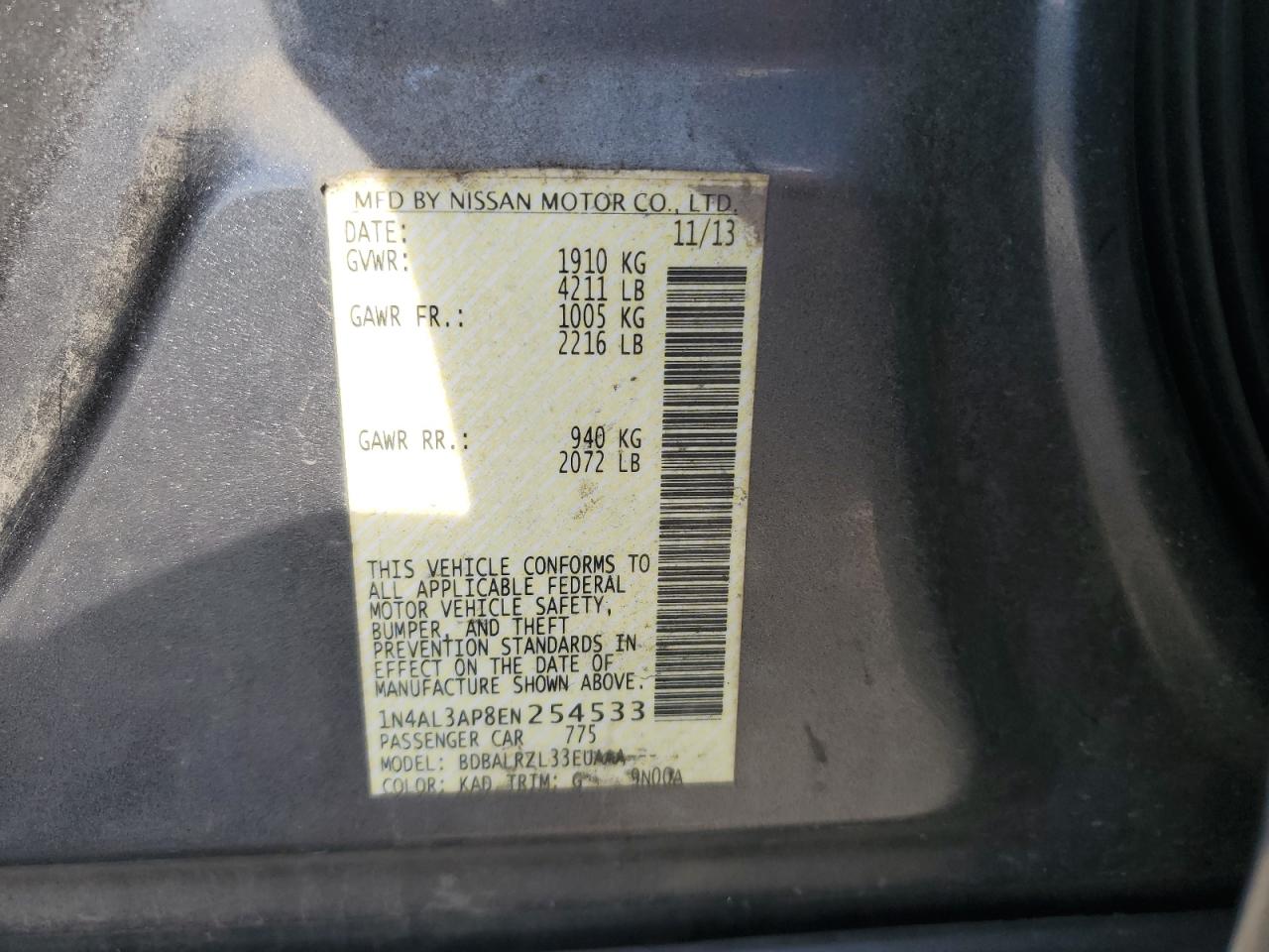 2014 Nissan Altima - Image 14