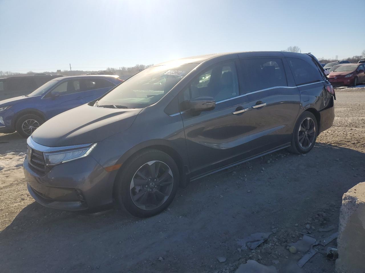 2023 Honda Odyssey Elite на продаже в Kansas City, KS - Rear End