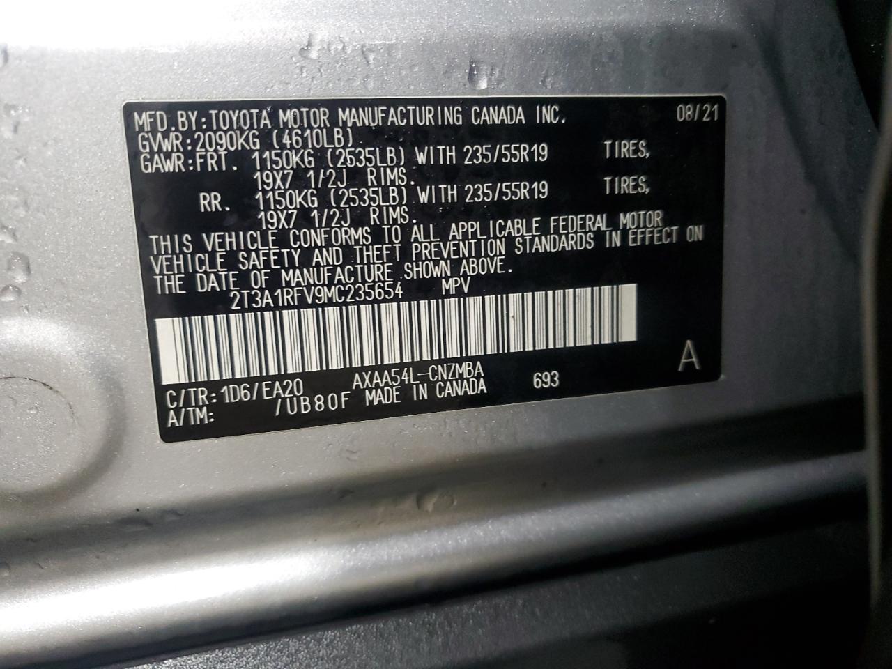 2021 Toyota RAV 4 - Image 15