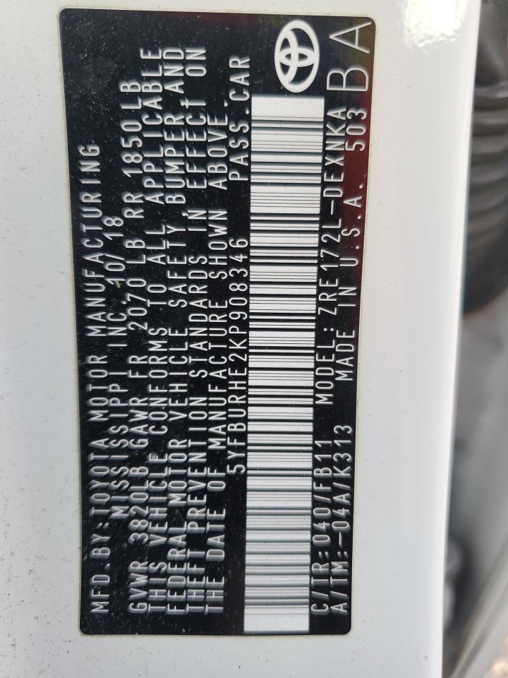 2019 Toyota Corolla - Image 12