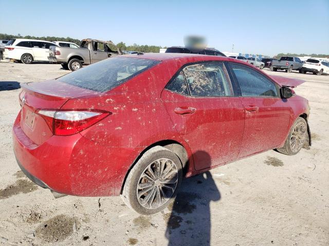  TOYOTA COROLLA 2015 Red