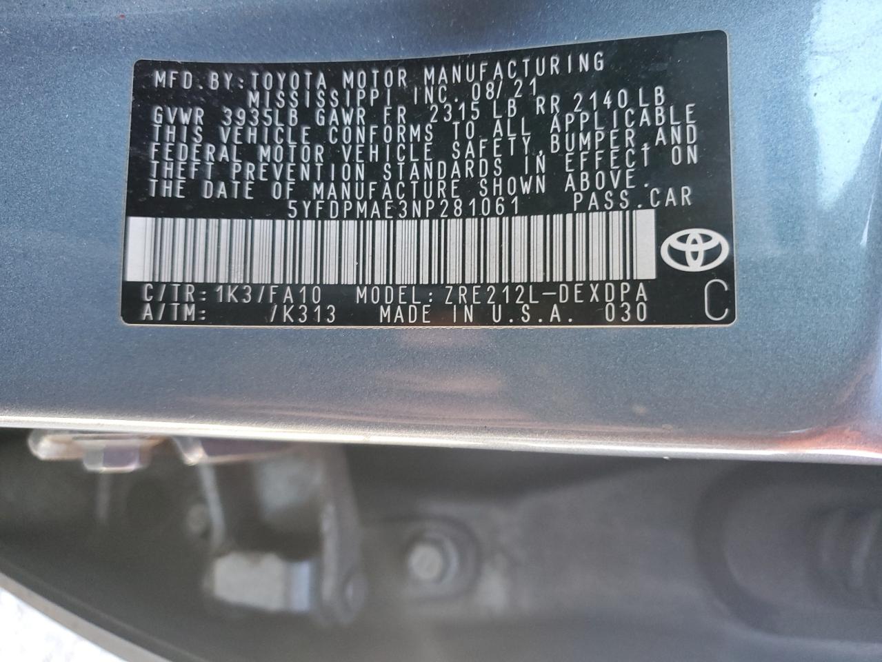 2022 Toyota Corolla - Image 12