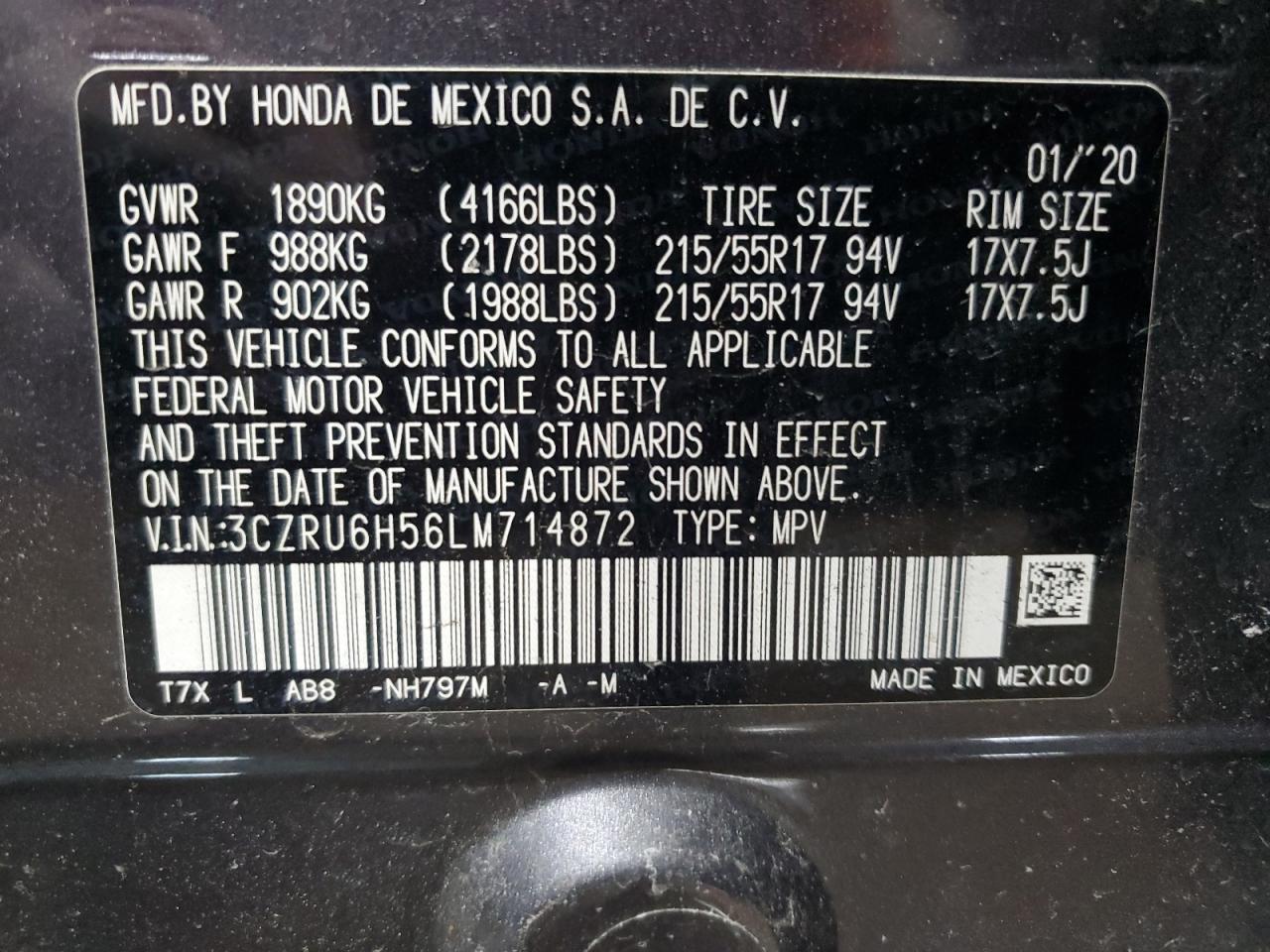 2020 Honda HR-V - Image 13