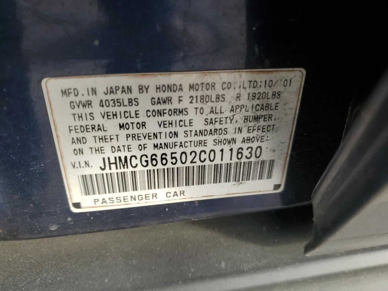 2002 Honda Accord - Image 12