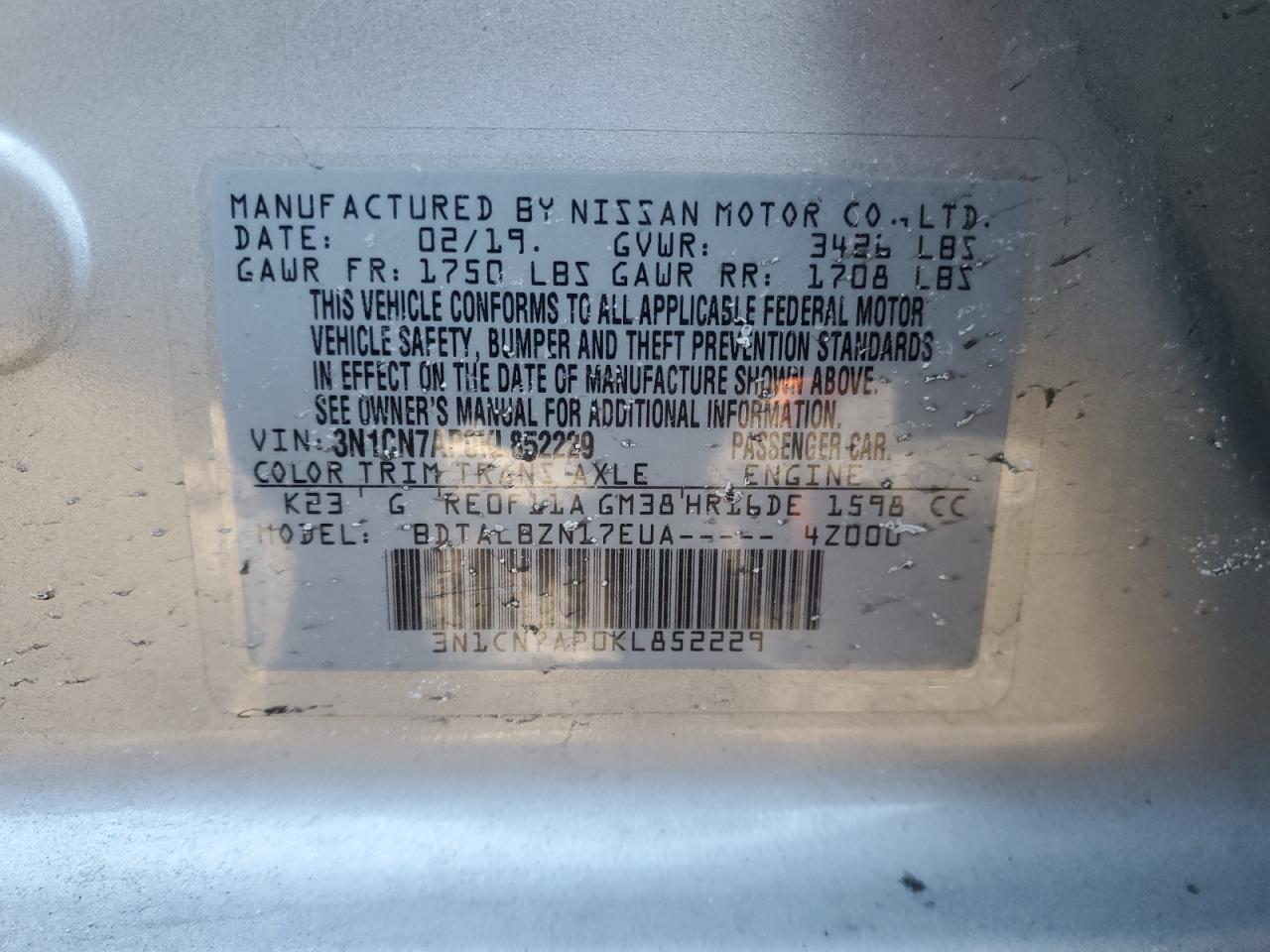2019 Nissan Versa - Image 14