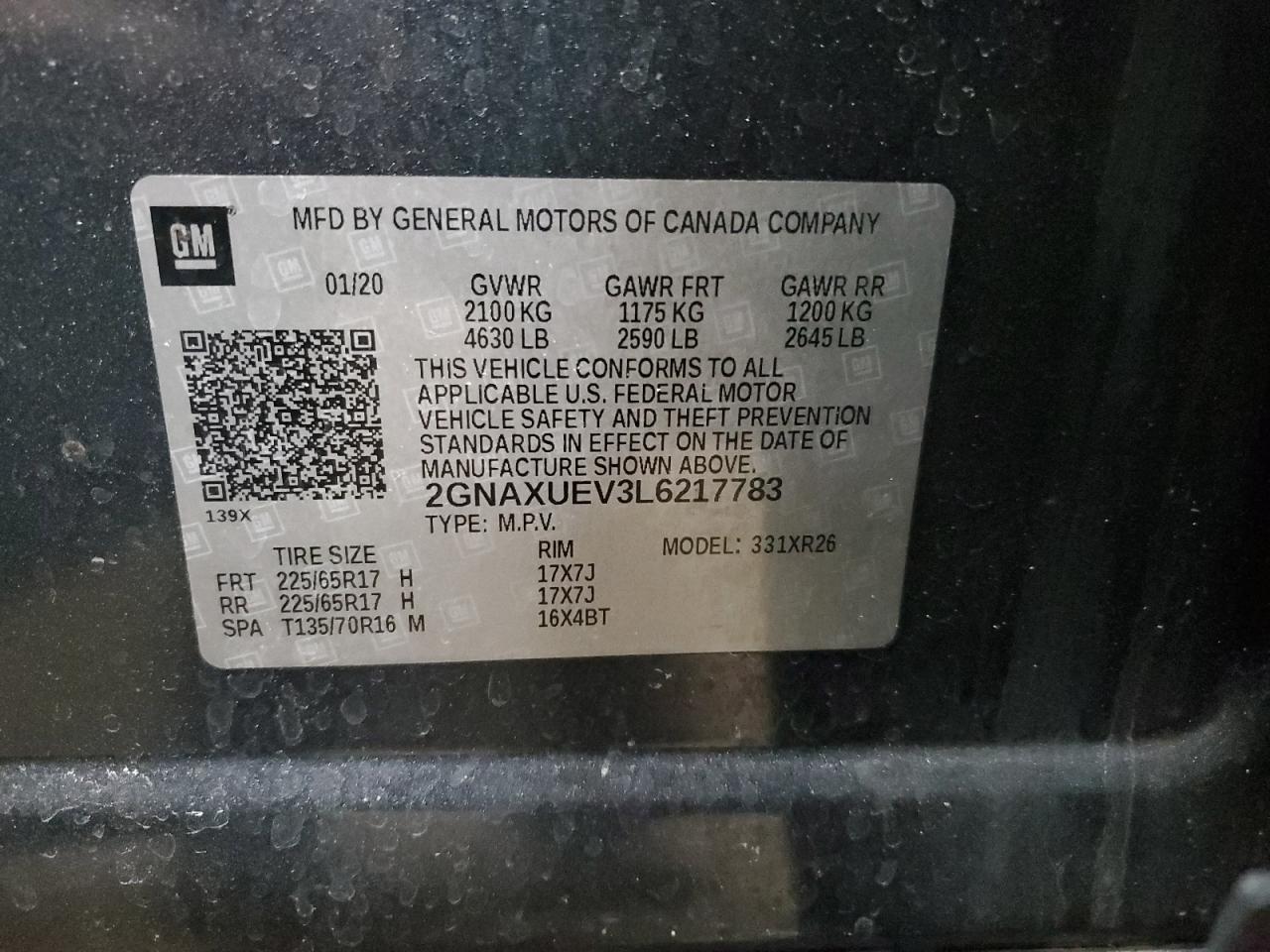 2020 Chevrolet Equinox - Image 14