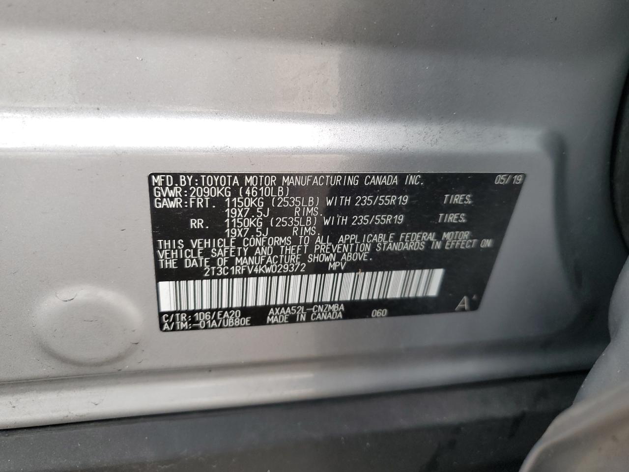 2019 Toyota RAV 4 - Image 13