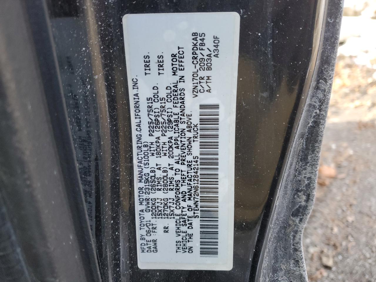 2001 Toyota Tacoma - Image 12